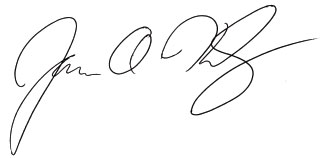 James Kennedy signature